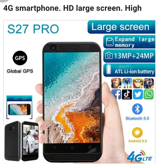 NEW 4K 4G LITE ANDROID SMARTPHONE - Picture 1 of 5